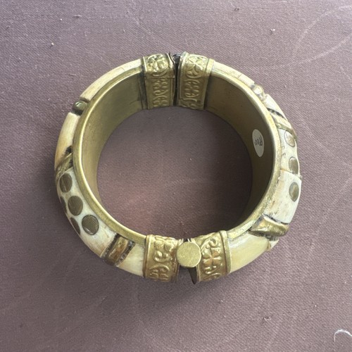Bracciale rigido vintage osso - vintage,