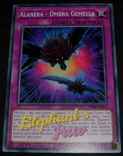Yugioh alanera ombra gemella - yugioh,
