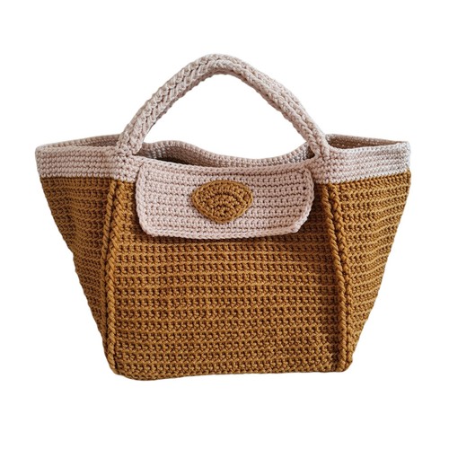 Borsa mano all uncinetto in - borsa,