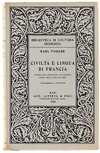 Civiltà lingua francia - lingua, di
