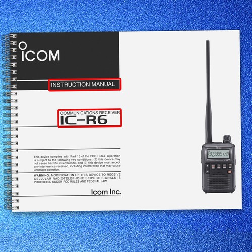 Icom receiver - ic-r6,