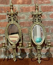 Coppia di applique candela da