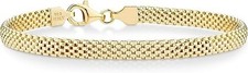 Pulsera malla italiana 5 mm
