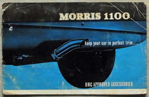 Morris 1100 accessori opuscolo - 1100,