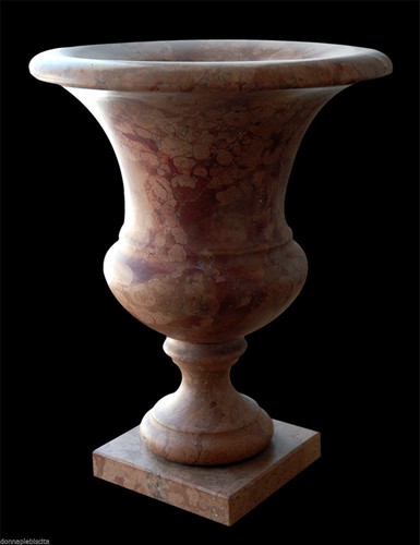 Grande vaso marmo - vaso, rosso