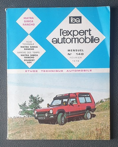Matra simca rancho revue - rancho,