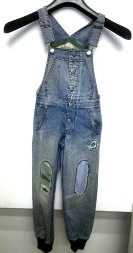 Salopette jeans 100 cotone - salopette, (