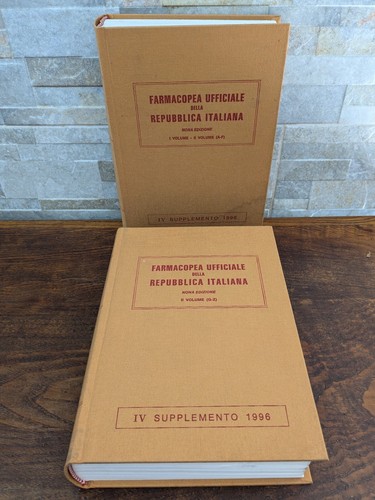 Farmacopea ufficiale della - farmacopea,