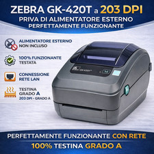 Stampante ✅ Zebra GK-420t a