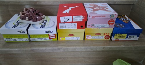Stock scarpe bimba paia - stock,
