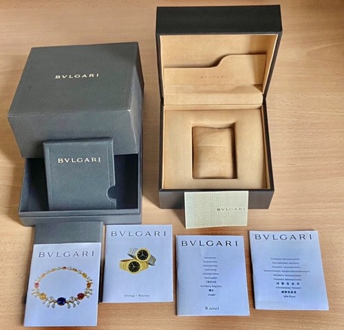 Bulgari scatola orologio - bulgari,