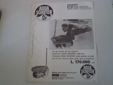 advertising Pubblicità 1973 AQUA SCOOTER AQUASCOOTER BTS NAUTICA