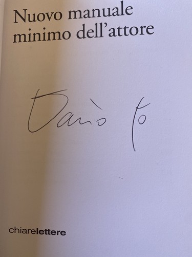 Libro autografato dario - libro, fo