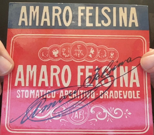 Etichetta amaro felsina - etichetta,