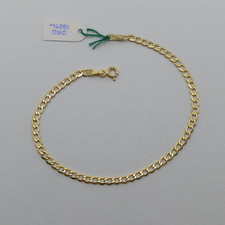 BRACCIALE DA UOMO A MAGLIA GRUMETTA IN ORO GIALLO 18KT 1,85 GRAMMI (8250)