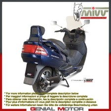 Scarico Completo MIVV Urban Acciaio inox per Suzuki Burgman 250 1998 > 2002