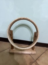 Telaio da ricamo a mano in legno senza viti artigianale diam. cm 16 20 25 30 35 