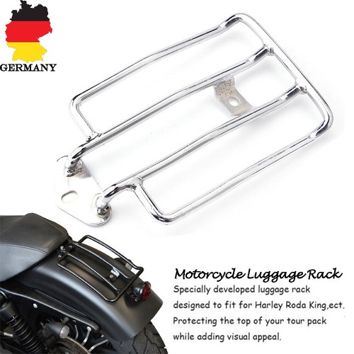 Portapacchi moto cromato