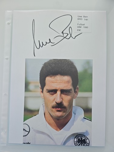 Uwe bein xxl autografo firmato - autografo,
