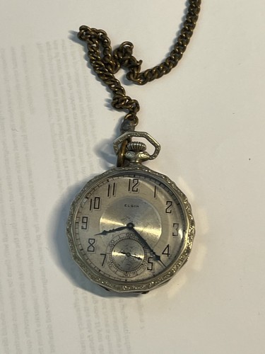 Antico orologio tasca - orologio, elgin
