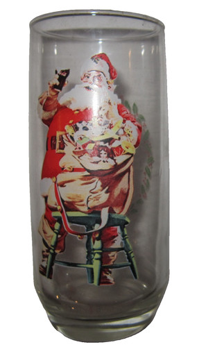 Tazza vetro coca cola vintage - tazza,
