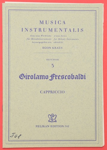 Girolamo frescobaldi capriccio - girolamo,