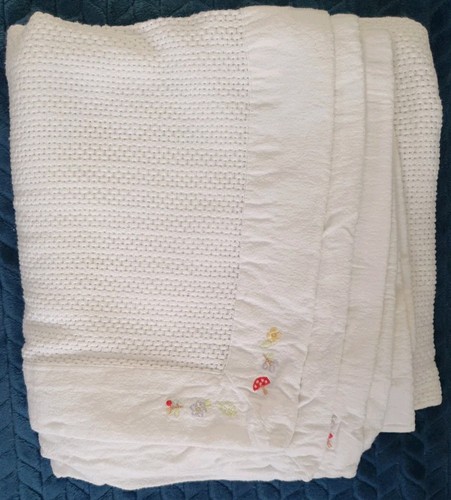 Coperta lettino bianco