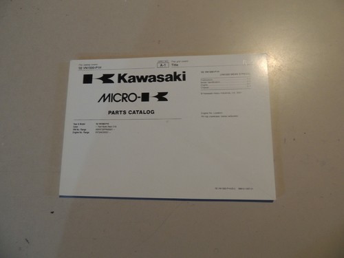 Catalogo ricambi kawasaki - ricambi,
