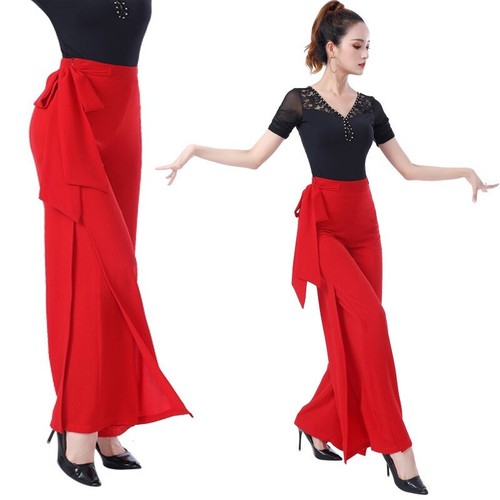 Donna solido danza pantaloni - donna,