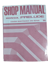 Honda Prelude Shop Manuale