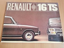 CATALOGUE BROCHURE RENAULT 16