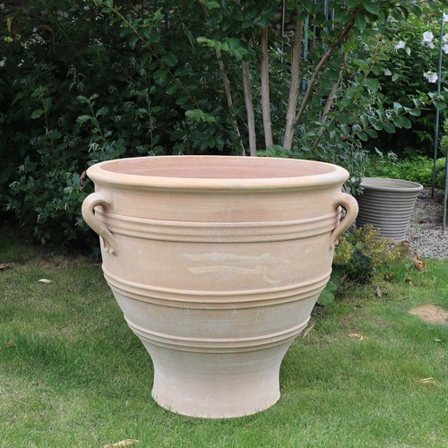 Fioriera terracotta fatta a - in,