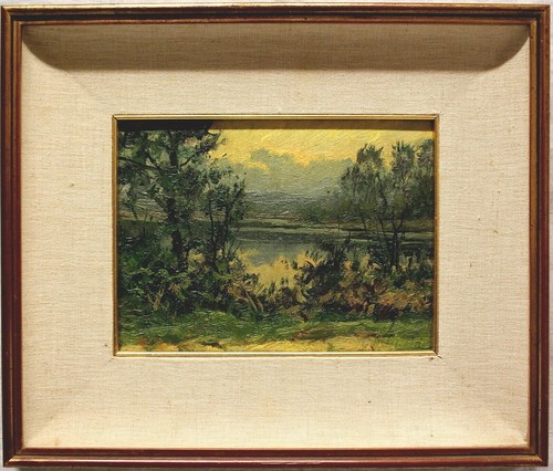 Quadro dipinto olio tavola - dipinto,