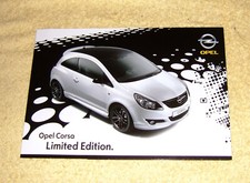 Brochure opel corsa edizione - brochure,