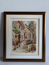 Quadro punto croce rifinito