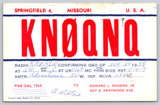 Cartolina radioamatore QSL