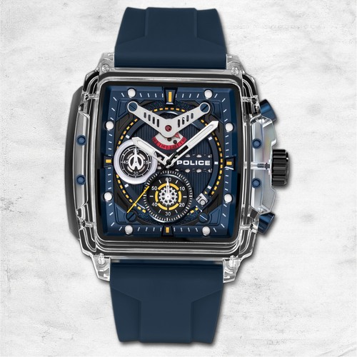 Police silicone orologio - silicone,