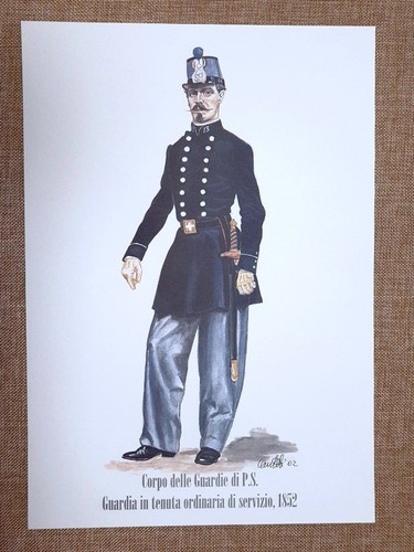 Corpo guardie tenuta - guardie, p.s.