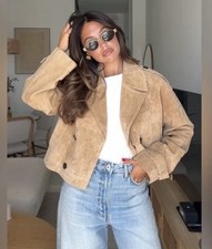 Blazer Zara 100% PELLE CROPPED