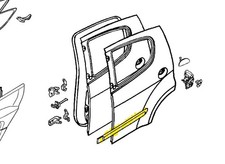 MODANATURA PORTA POSTERIORE SX