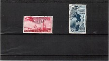REGNO 1934-MONDIALI CALCIO-POSTA AERE- 50 e 75C. USATI- /SPED.GRATUITA