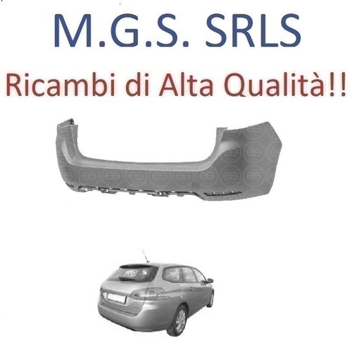 Paraurti posteriore con primer - paraurti,