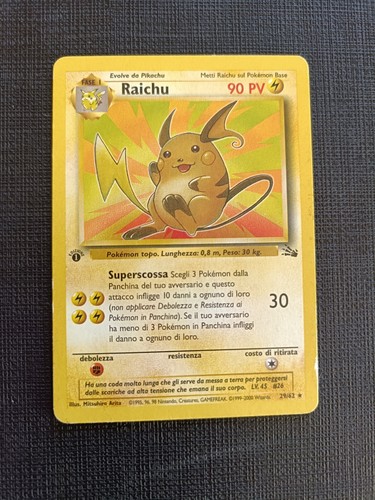 Raichu pokemon fossil - 29/62,