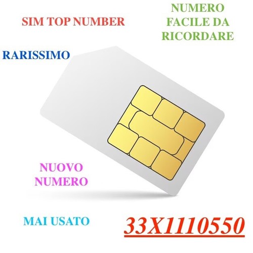 Sim gold number vip nuovo - gold,