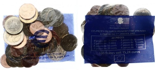Francia euro starter kit - francia, 15,24