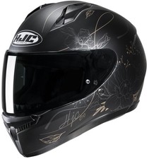 CASCO HELMET MOTO INTEGRALE HJC C10 EPIK MC9SF NERO ORO FIORI TG XS
