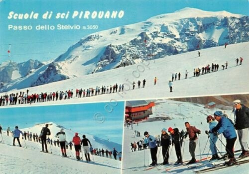 Cartolina passo dello stelvio - passo,