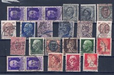 #2 Perfins area italiana 23 valori con varie sigle