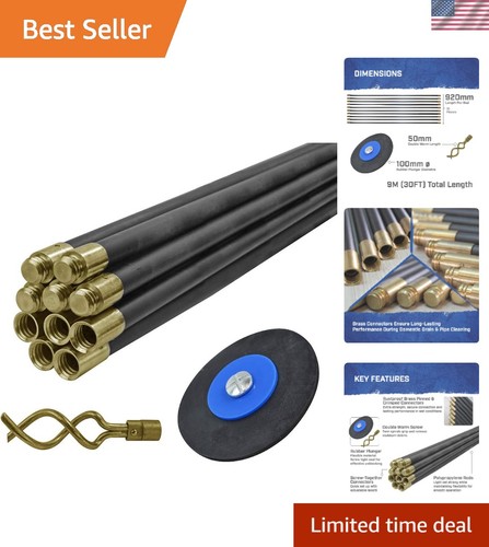 Set asta scarico 30ft 10 - set,