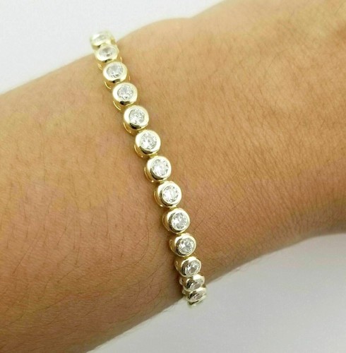 Bracciale tennis 7ct taglio - bracciale,